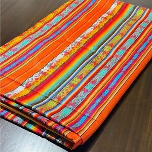 Vibrant Multicolor Striped Fabric